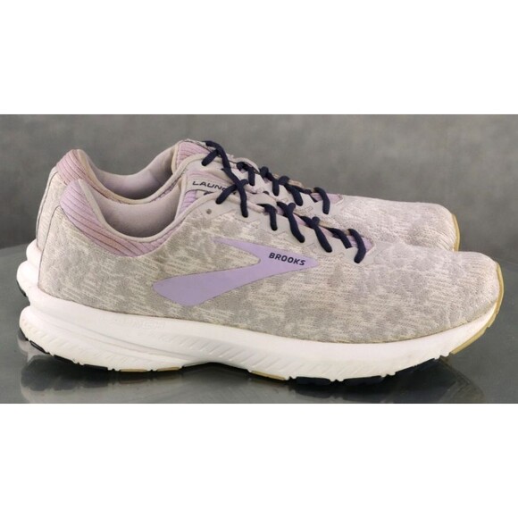 Brooks Launch 6 Women's Running Shoes Size 9 Gray Lavender - Picture 4 of 12